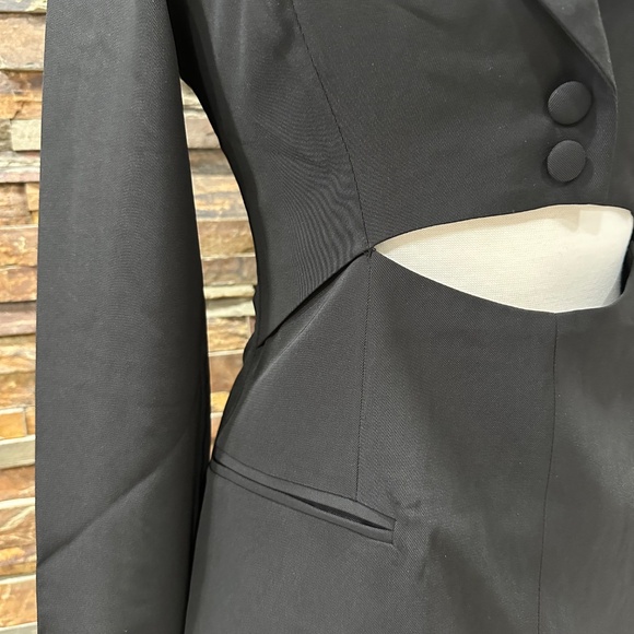 MINKPINK ALLIE BLAZER DRESS IN BLACK Size SM - Picture 10 of 13